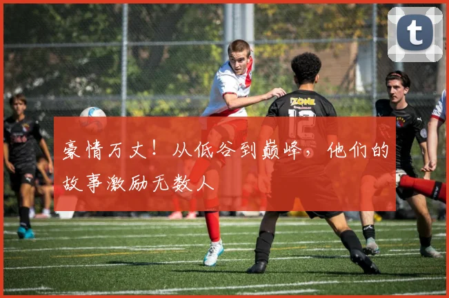 豪情万丈!从低谷到巅峰,他们的故事激励无数人